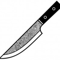 Handmade Damascus Steel Knives.